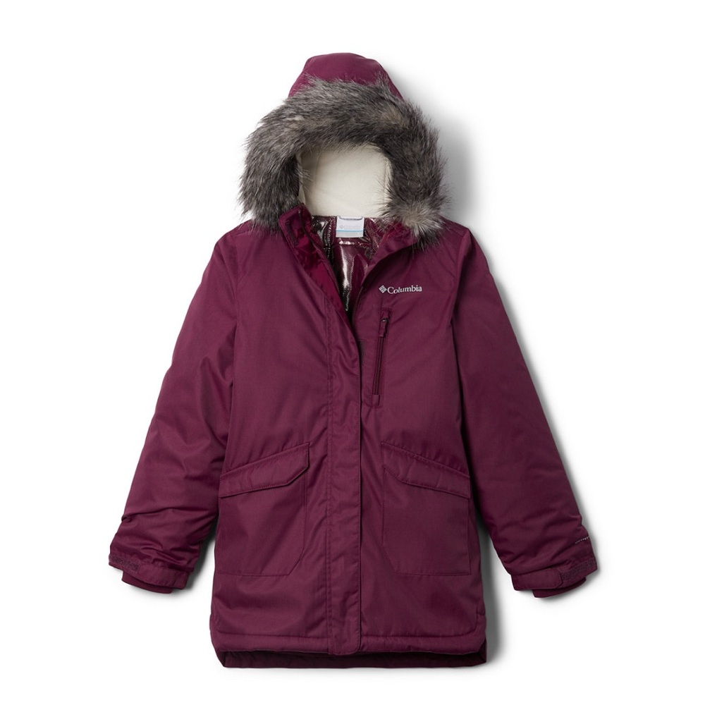 Columbia Maroon Hooded Jacket